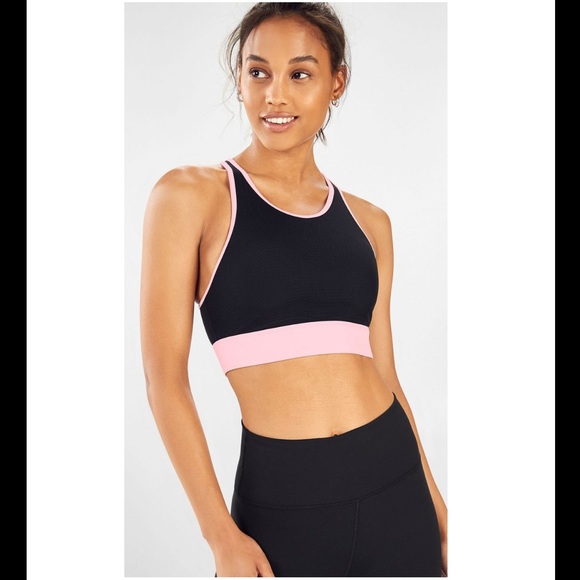 NWT Fabletics Ella high impact black sports bra - Picture 2 of 6